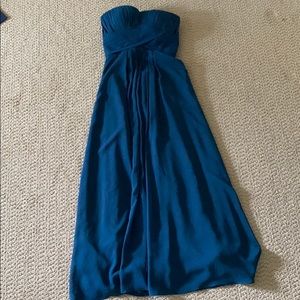 Blue bridesmaid dress